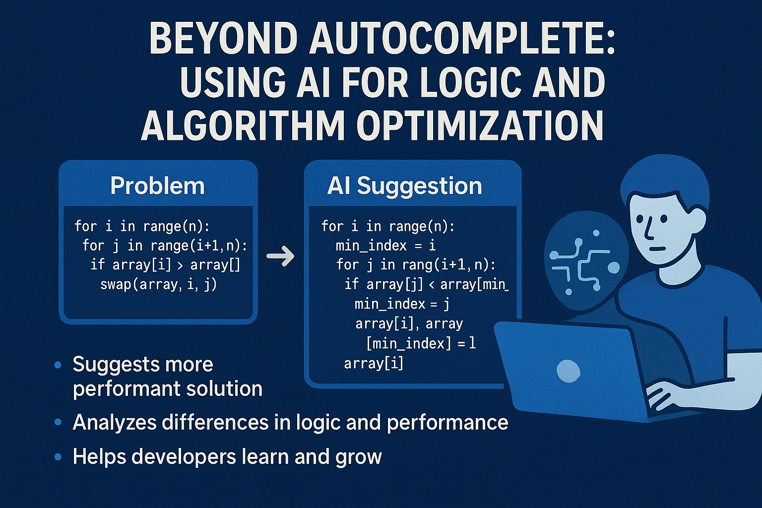 Beyond Autocomplete: Using AI for Logic and Algorithm Optimization